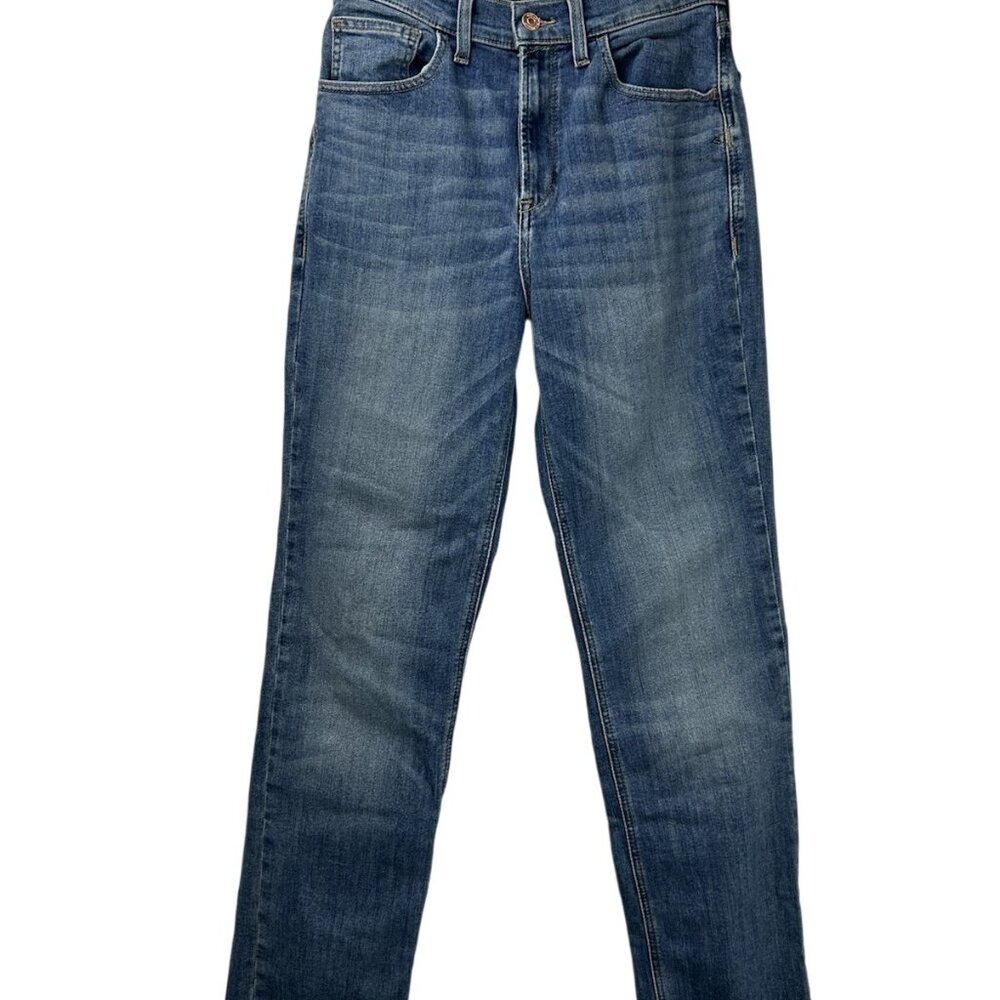 Ariat Women's Straight Size 27R Blue Ultra Lucy Relaxed High Rise Denim Jeans